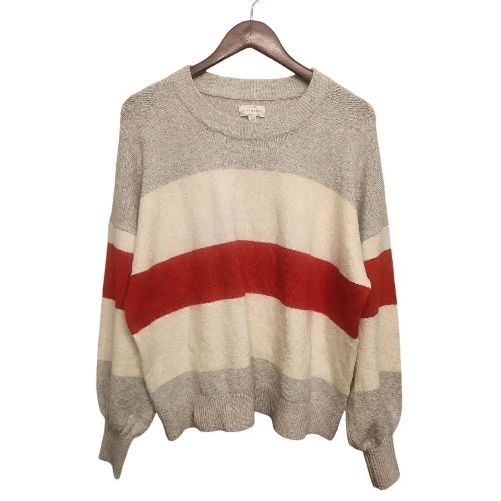 Lucky Brand Women's Colorblock Sweater XL - Picture 1 of 5